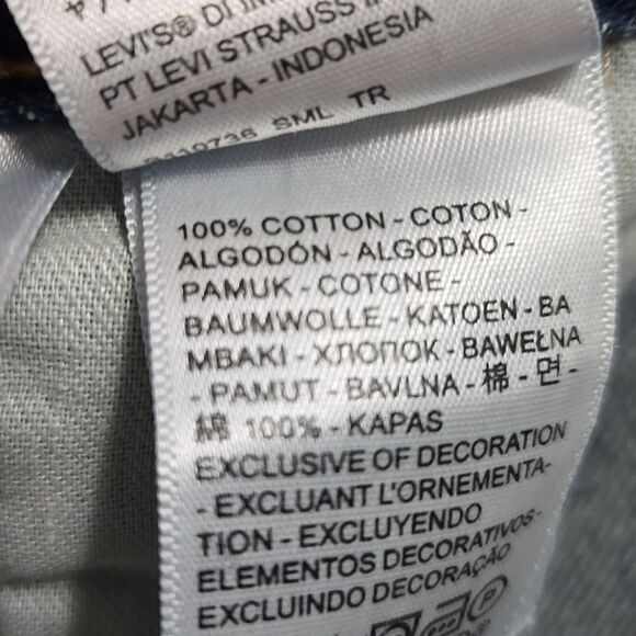 Levi's Men's 469 Loose Fit Jean Shorts 90s Size 33 Ling‎ Inseam 12" Medium Wash - Picture 12 of 15